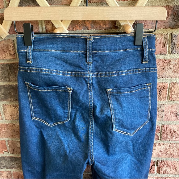 { FASHION NOVA } Dark Wash Classic High Waist Skinny Jeans - Picture 9 of 10